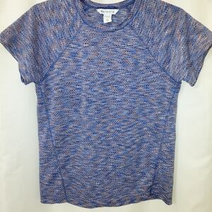 EUC XXS may Fit XS Athleta Space-Dyed Ultimate Train Mesh Tee in Blue
